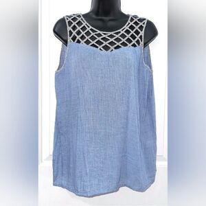 LAST CHANCE FINAL PRICE THML Light Blue Sleeveless Top
